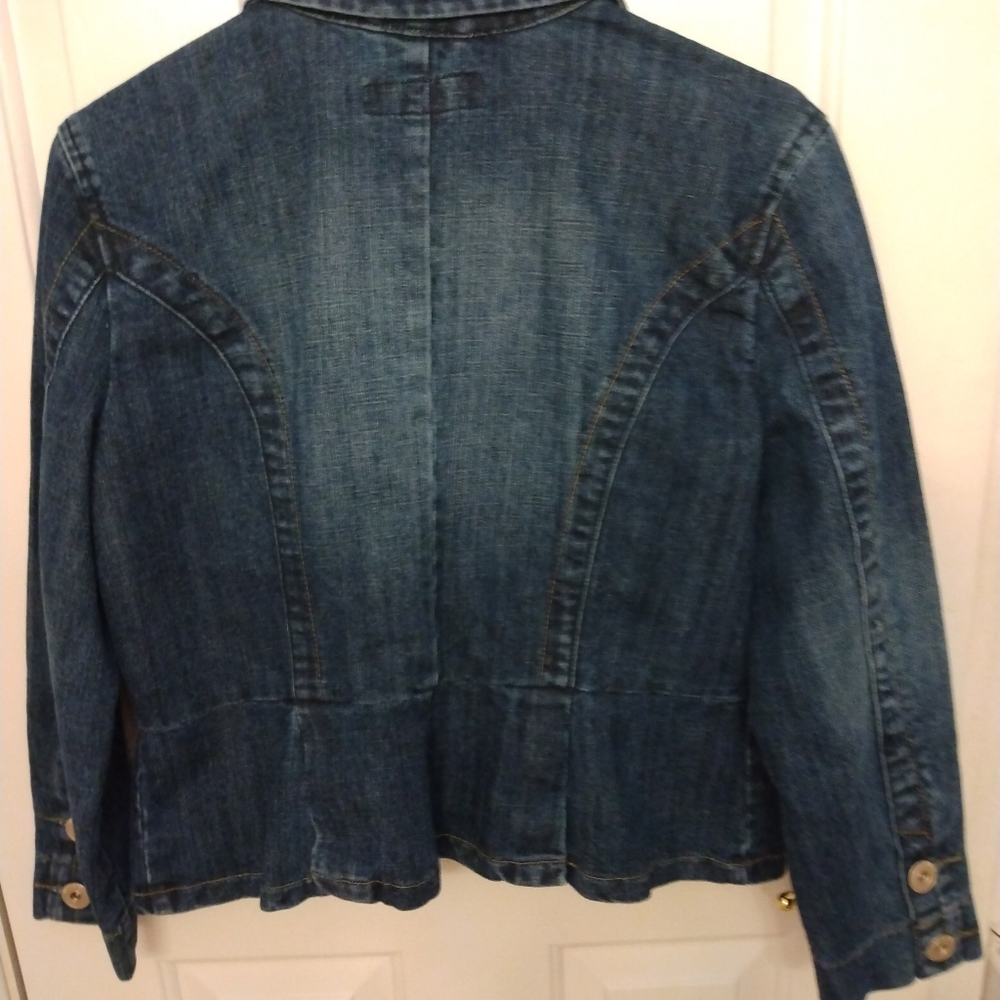 Baccini denim jeans jacket - Picture 2 of 3
